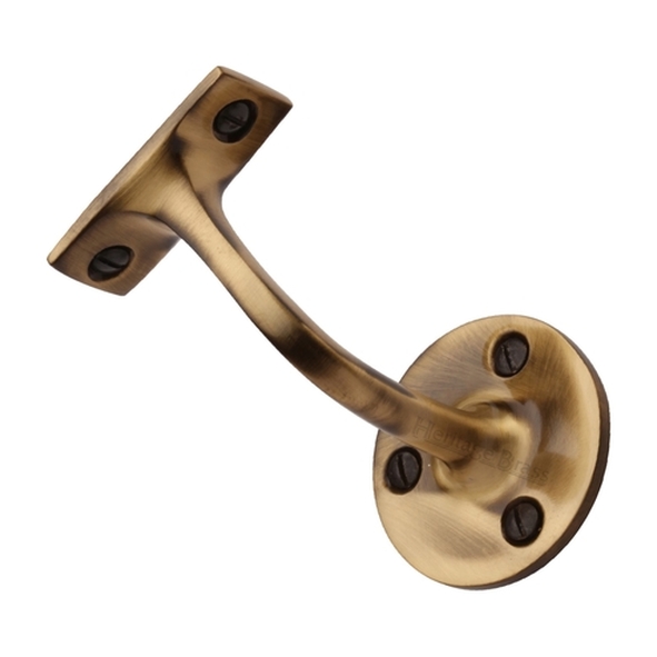 V1030 64-AT • 064mm • Antique Brass • Heritage Brass Medium Duty Handrail Bracket